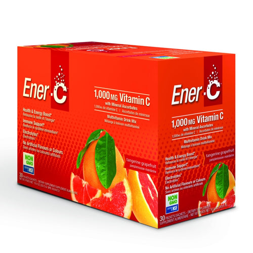 Ener-C Tangerine Grapefruit Multivitamin Drink Mix – 30 Packet Box