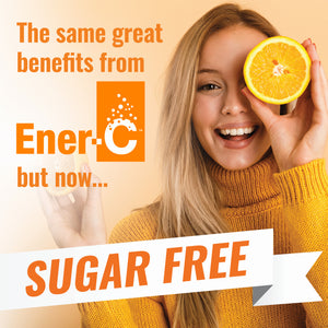 Mélange pour boisson sans sucre<br> 1 000 mg de vitamine C<br> Orange